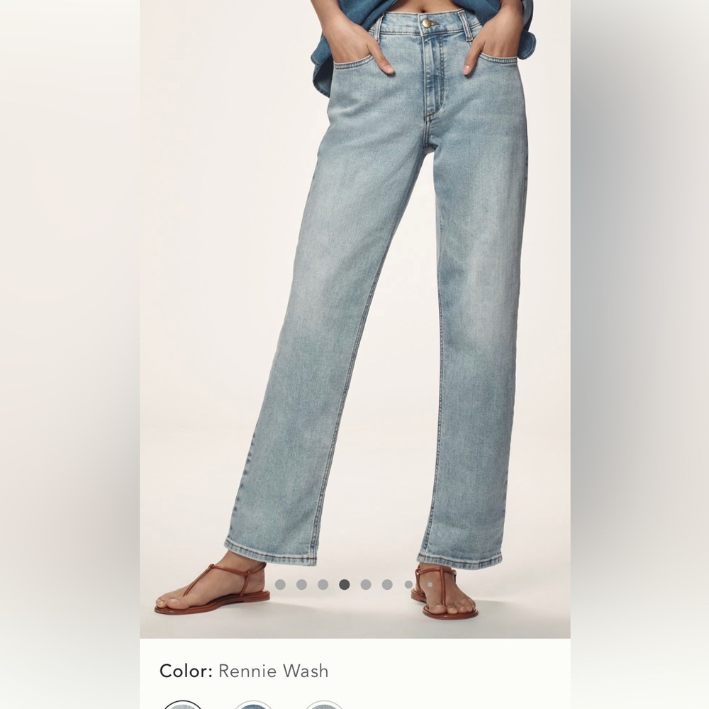 Pilcro Light Blue Straight Leg Jeans
